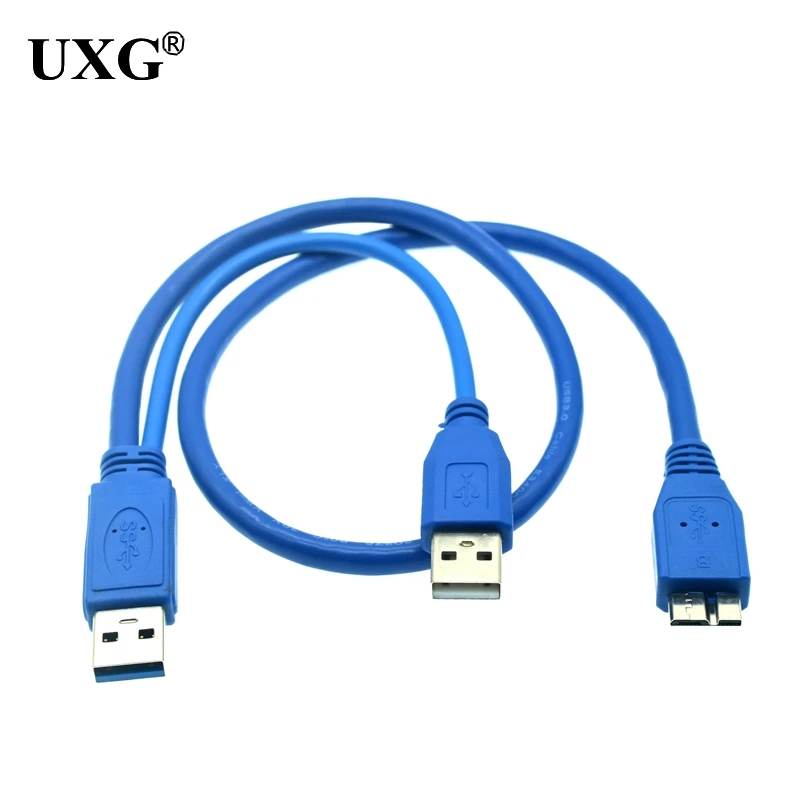 Cable USB 0,5 tipo A macho A Micro B Y, Cable de datos HDD, USB 3,0, 1M, 3,0 M, móvil para disco duro externo, de alta calidad - imagen 3