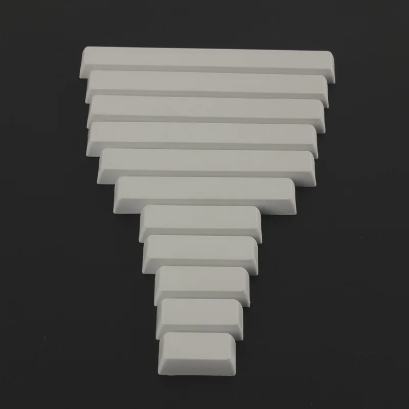 Tapa de tecla de teclado mecánico de perfil XDA, gris claro, gris oscuro, 7x6,5x6,25x6x5,5x4,5x3x2,75x2,25x2x1,75x barra espaciadora, 1 ud. - imagen 3
