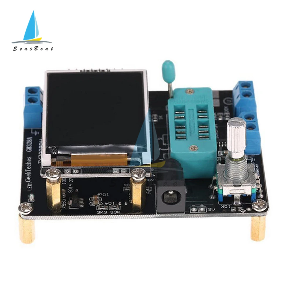 ATMEAG328P GM328A M328 probador de transistores, medidor ESR de capacitancia de diodo LCR, generador de señal de onda cuadrada PWM - imagen 4