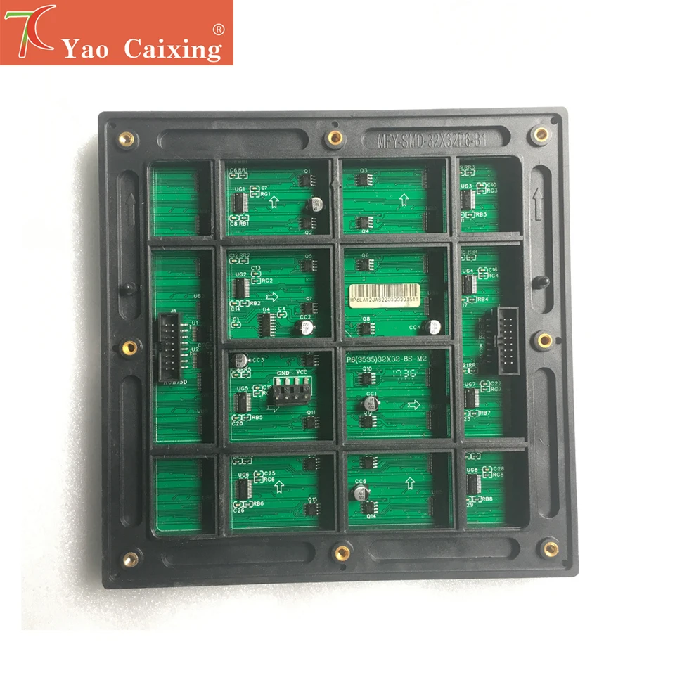 Envío gratis de venta directa de fábrica P6 al aire libre 192*192mm módulo a todo color para negocios publicitarios - imagen 4