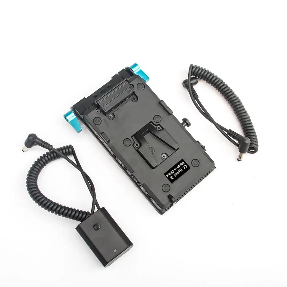 Sistema de fuente de alimentación WY-VG1, adaptador de placa de batería de montaje en V con Cable Sony NP-FZ100 para transmisión de cámara SLR HD - imagen 5