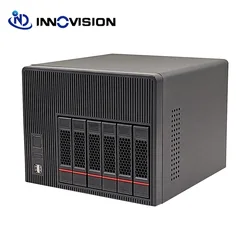 Tooless Caja NAS para almacenamiento en red con bahías HDD SATA