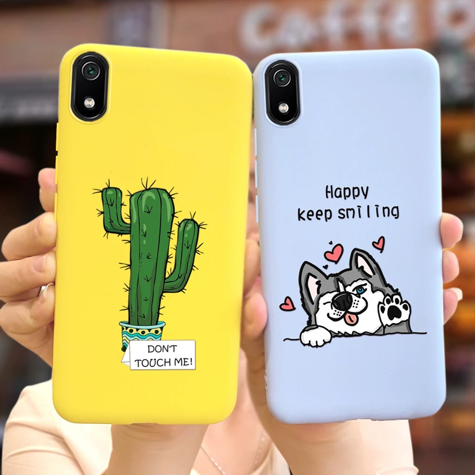 Funda de silicona suave con flores bonitas para teléfono, carcasa trasera completa para Xaiomi Redmi 7A, 7 A - imagen 5