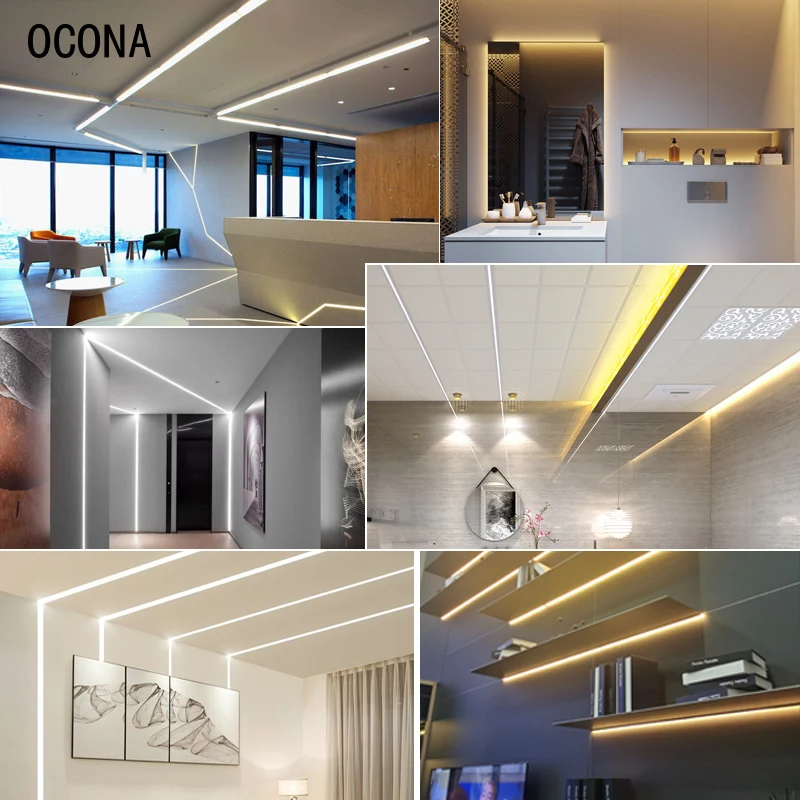 Tira de luces LED COB de alto brillo, cinta lineal blanca fría uniforme, luz de trabajo de 10mm 5000K regulable 12V/24V CRI90, calidad superior - imagen 4