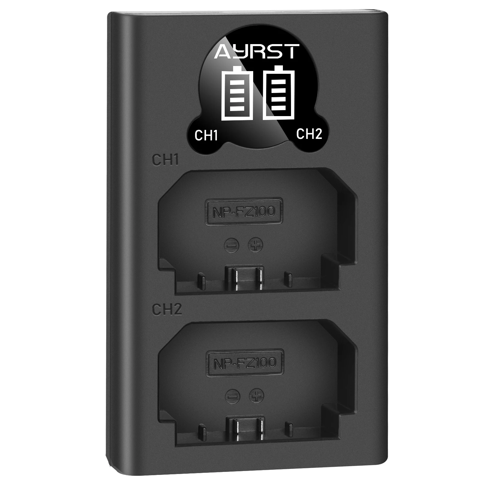 NP-FZ100 NPFZ100 Cargador de batería USB de doble LED compatible con cámaras Sony A7III A7RIII a73 a7r3 A9