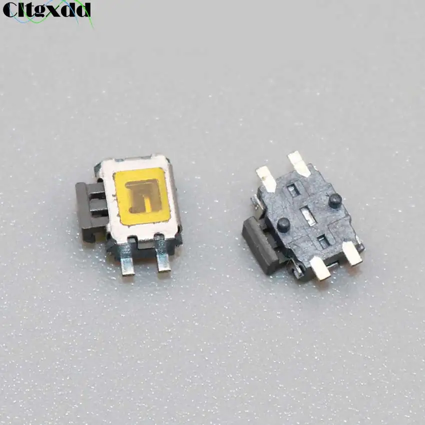 Cltgxdd-microinterruptor para teléfono móvil, pulsador táctil de 10 piezas, 3x4mm, SMD, 4 pines, máquina de 3x4mm