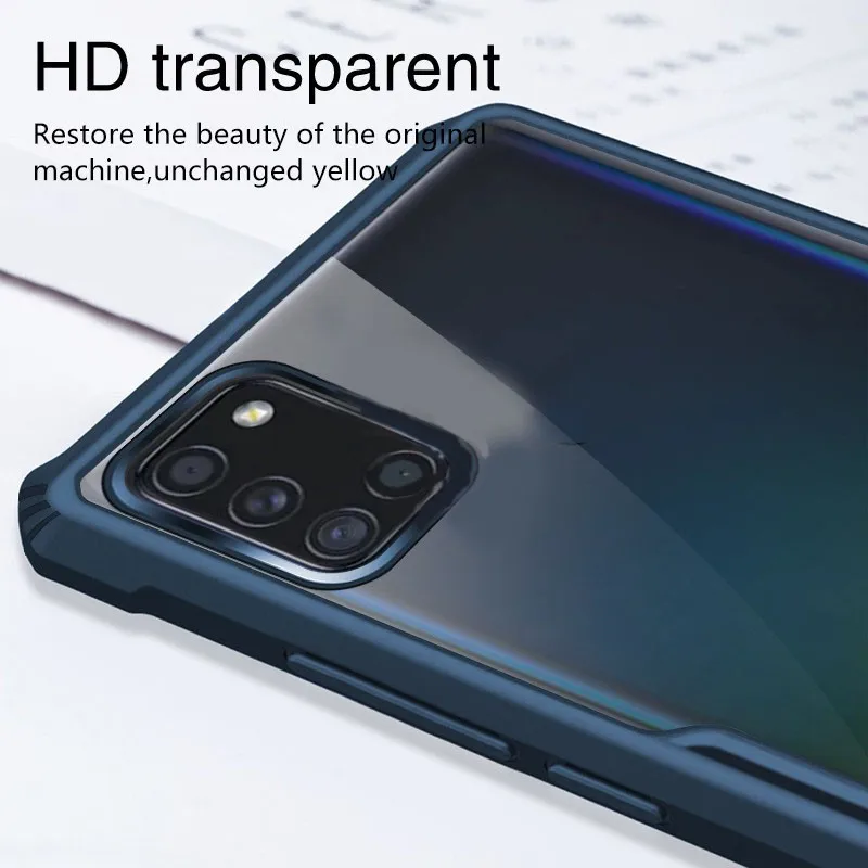 Para Samsung Galaxy A02 A02S A12 A32 A52 funda de silicona transparente a prueba de golpes protege la contraportada para Samsung M02 M02S F62 - imagen 4