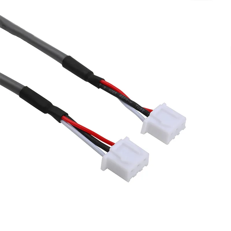 5 uds XH2.54 3P señal de Audio 2,0 canales Cable de entrada de blindaje 28AWG para amplificador HiFi - imagen 4