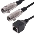 RJ45 F to XLR 2F