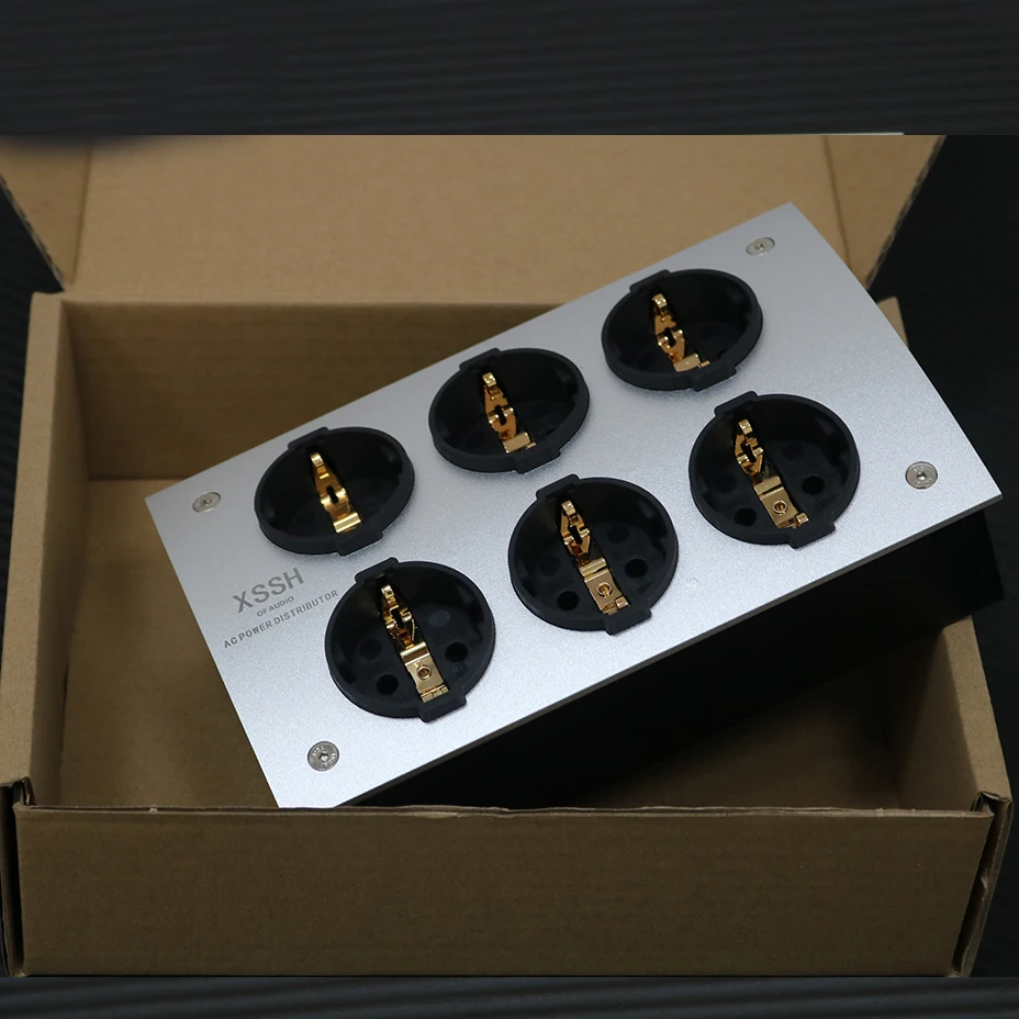 Shuko-e-TP60 de Audio Hifi europeo, distribuidor de corriente alterna de 125V-250V, 50/60Hz, 16A, 16amp, IEC, entrada de enchufe eléctrico - imagen 2