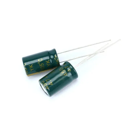 2-50 Uds 10V 16V 25V 35V 50V 400V condensador de aluminio de baja ESR de alta frecuencia 100UF 220UF 330UF 470UF 680UF 1500UF 2200UF 3300UF - imagen 2