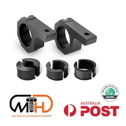 Abrazadera Montaje Barra LED Bullbar 25-45mm