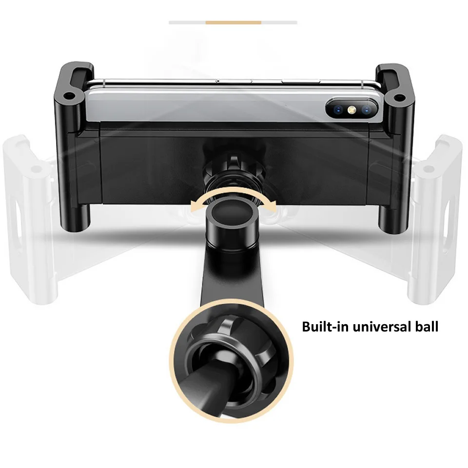 Aluminum Kitchen Desktop Phone Tablet Holder Stand Flodable Adjustable 5-13 inch Tablet Phone Desktop Mount for iPad Pro 12.9 - imagen 4