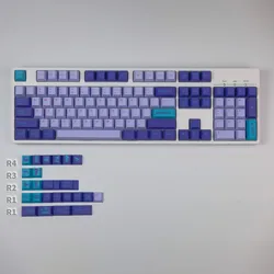GMK Tapa de Tecla Vaporwave PBT Sublimación Cherry Mecánicos
