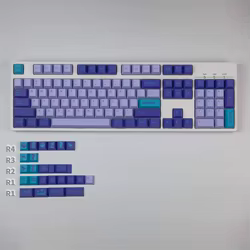 GMK Tapa de Tecla Vaporwave PBT Sublimación Cherry Mecánicos
