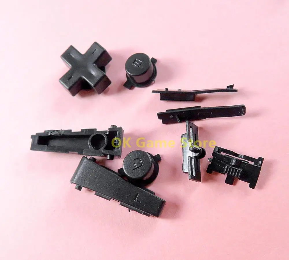 1 Juego de botones completos de repuesto, teclado L R A B d-pad para consola de juegos Nintendo GBM, piezas de botones - imagen 2