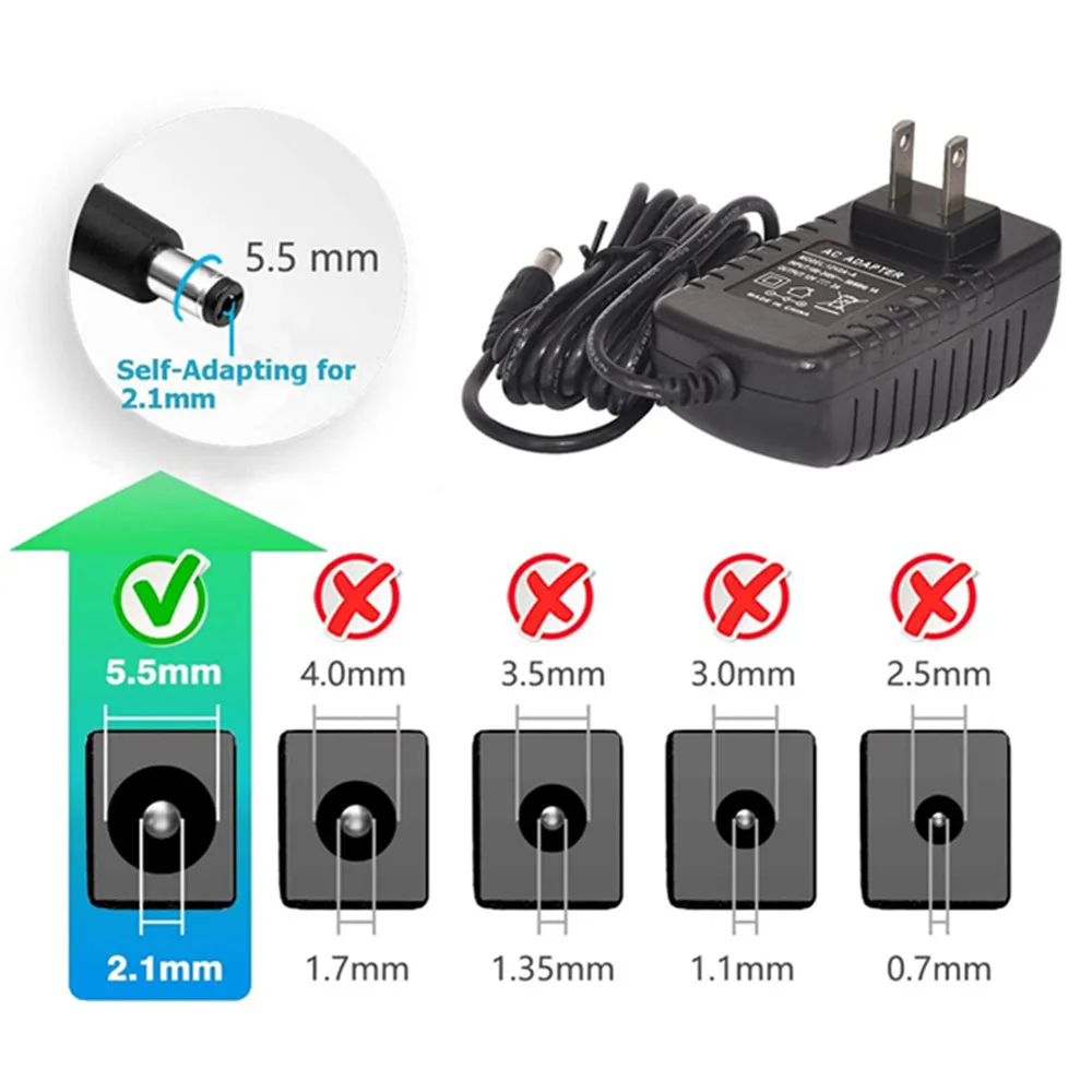 DC 5V 12V 24V 1A 2A 3A 5A 6A 8A DC 5 12 24 V Volt Transformadores de iluminación Controlador LED Adaptador de corriente Lámpara de tira - imagen 5