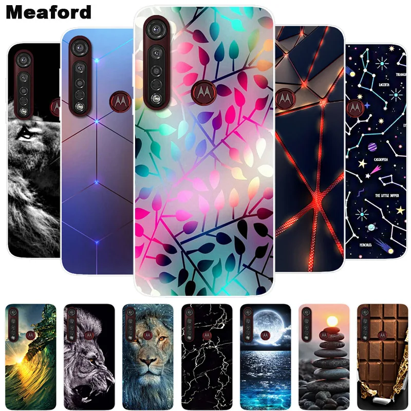 Para Motorola Moto G8 Power funda a prueba de golpes de silicona suave TPU contraportada para Moto G8 Power Lite fundas de teléfono funda G8 Plus dibujos animados