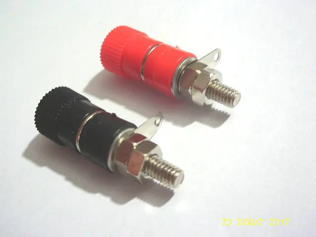 Terminal de altavoz de poste de encuadernación de 40 piezas para conector Banana de 4mm, color rojo y negro, nuevo - imagen 5