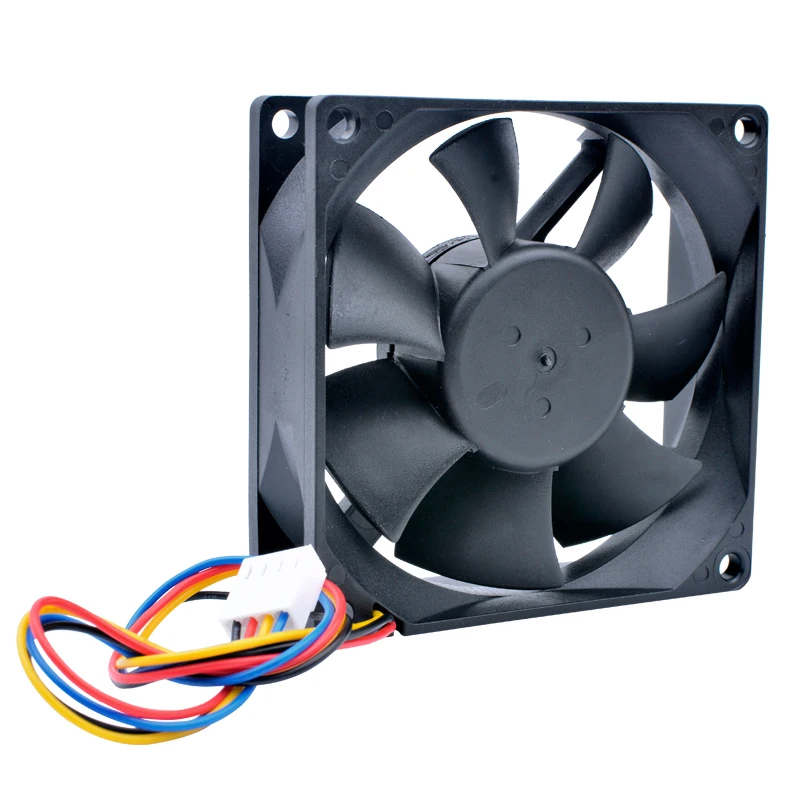 ACP8025S-24PWM ventilador de 8cm 80mm 80x80x25mm DC24V 0.15A 4 cables 4 pines pwm ventilador de refrigeración de control de velocidad para chasis de servidor inversor - imagen 5