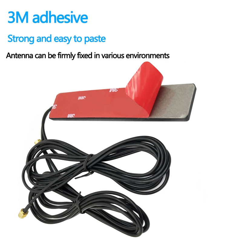 4G + 4G GSM 3G 4G LTE parche antena ganancia 8DB enrutador inalámbrico omnidireccional tarjeta de red RG174 Cable de 3m doble conector macho SMA - imagen 4