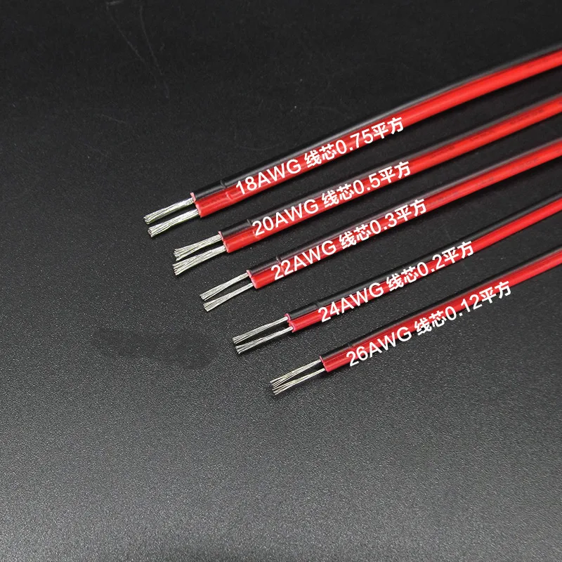 Cable Extensión Tira LED RGB 2 Pines – Rojo Negro - imagen 3