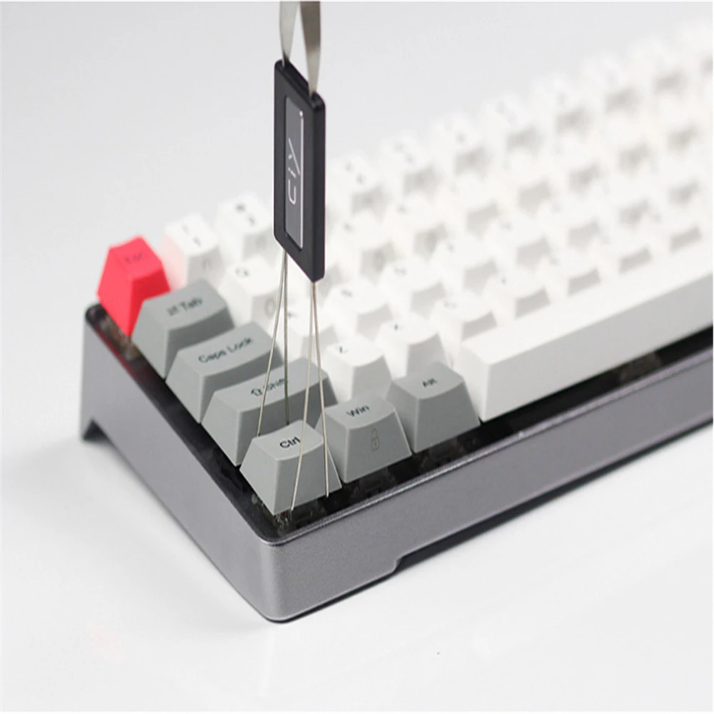 Extractor de teclas Universal 2 en 1, extractor de interruptor, reemplazo de eliminación de teclado mecánico, limpiador de polvo, ayuda, extractor de descarga de teclas - imagen 3