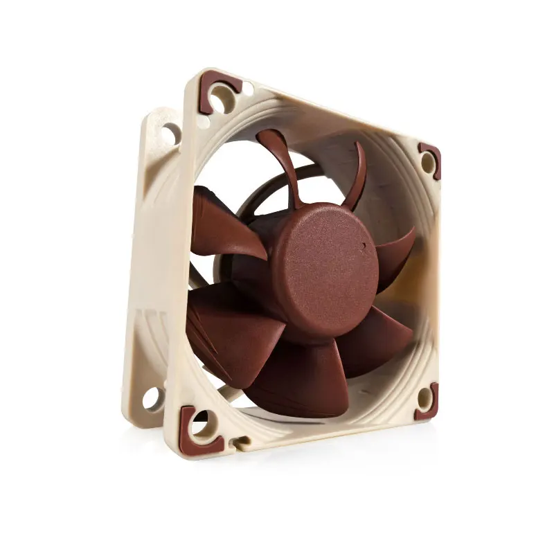 Noctua-ventilador de rodamiento magnético estable, 60x60x25mm, 12V/5V, 3 pines/4 pines, PWM, Control inteligente de temperatura, SSO, 6CM, NF-A6X25 - imagen 3