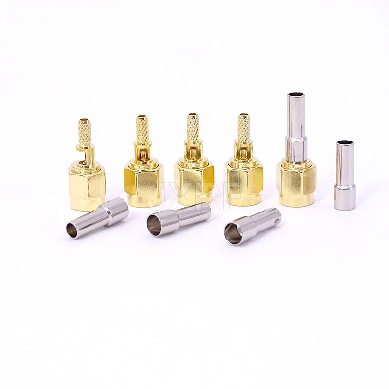 JX 10 Uds conector SMA macho engarzado para RG316 RG174 RG178 RG179 LMR100 Cable Coaxial envío rápido - imagen 5