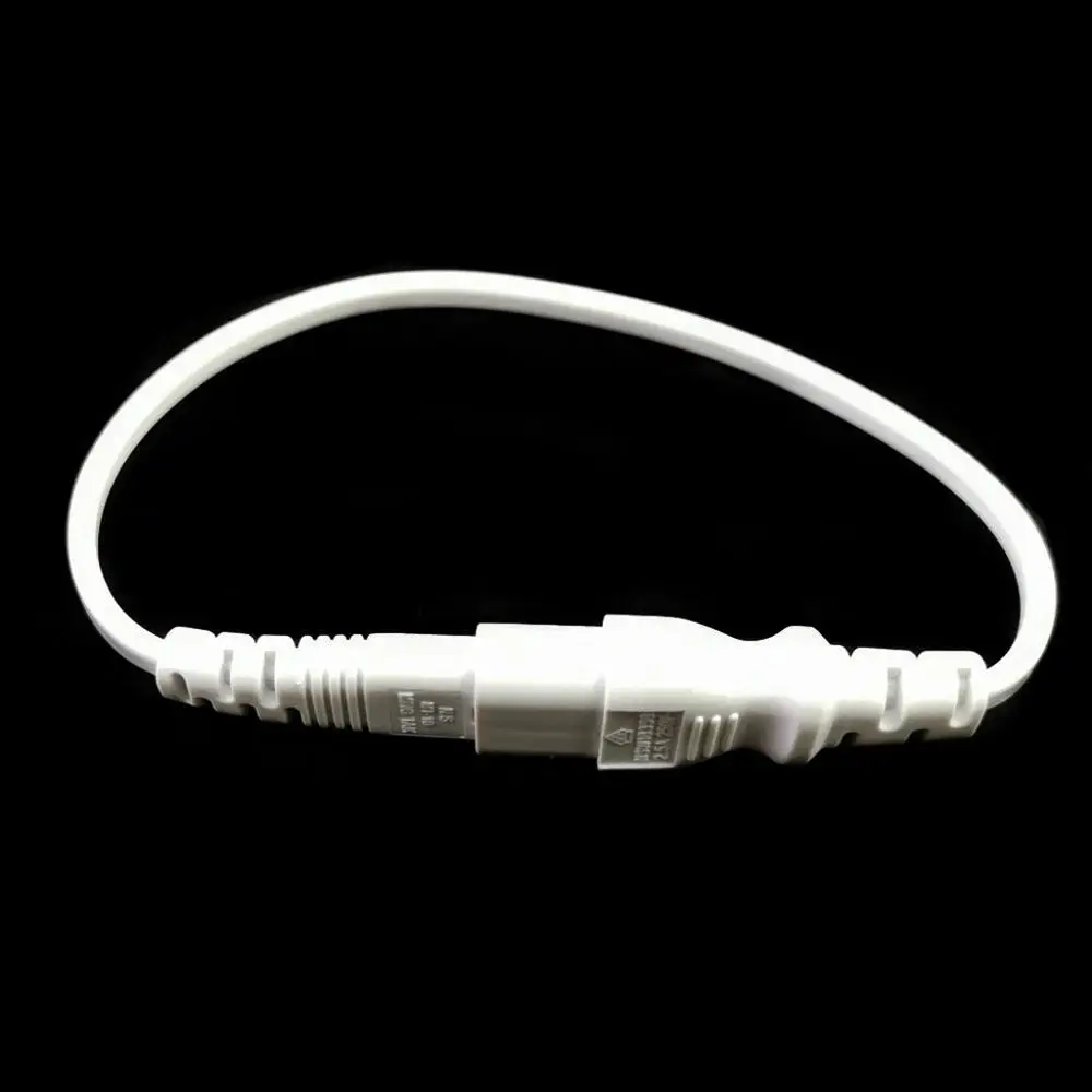 Enchufe IEC 60320 C8 a C7, Cable adaptador principal, extensión macho a hembra, Color blanco, 0,3 m/1,5 m - imagen 4
