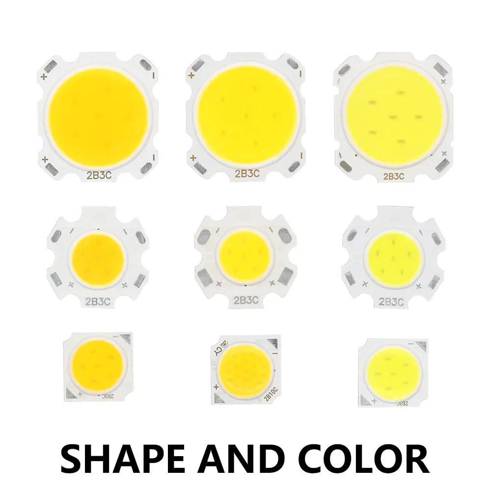 Lote de 10 Uds. De cuentas de lámpara LED COB, 3W, 5W, 7W, 10W, blanco/blanco cálido/blanco neutro, linterna, bombilla, foco DIY - imagen 5