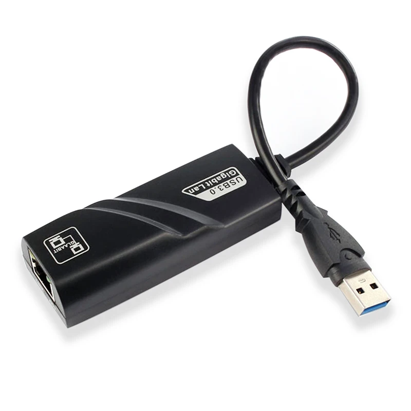 Tarjeta de red adaptadora Ethernet Lan USB3.0 a RJ45 con cable de 1000Mbps para Macbook Windows 7/10 - imagen 2