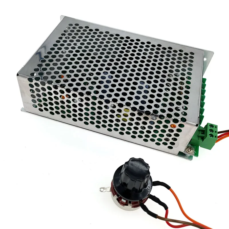 Regulador de velocidad PWM 110-220V para motor DC WK811 8A preciso - imagen 4