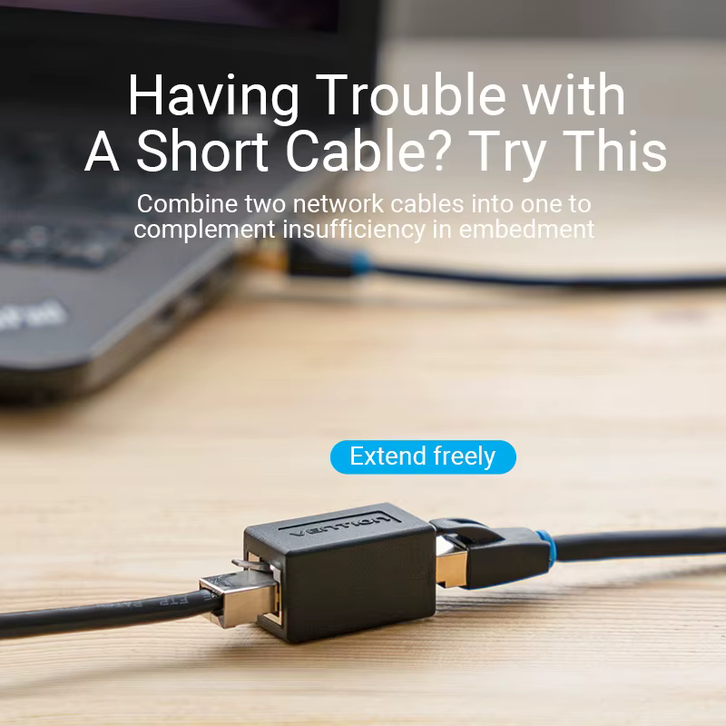 Vention Conector RJ45 Cat6 FTP Cat7/6a - Adaptador Ethernet 8P8C - imagen 4