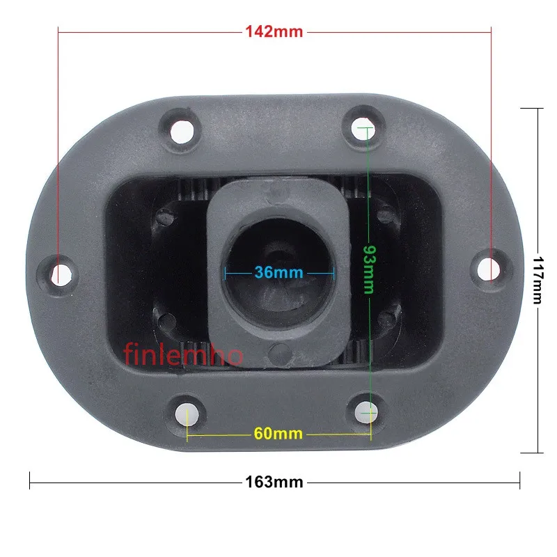 Brida de montaje de altavoz para DJ, ángulo Vertical ajustado de plástico para trípode, soporte, Subwoofer, mezclador de Audio profesional para cine en casa, 1 ud. - imagen 2