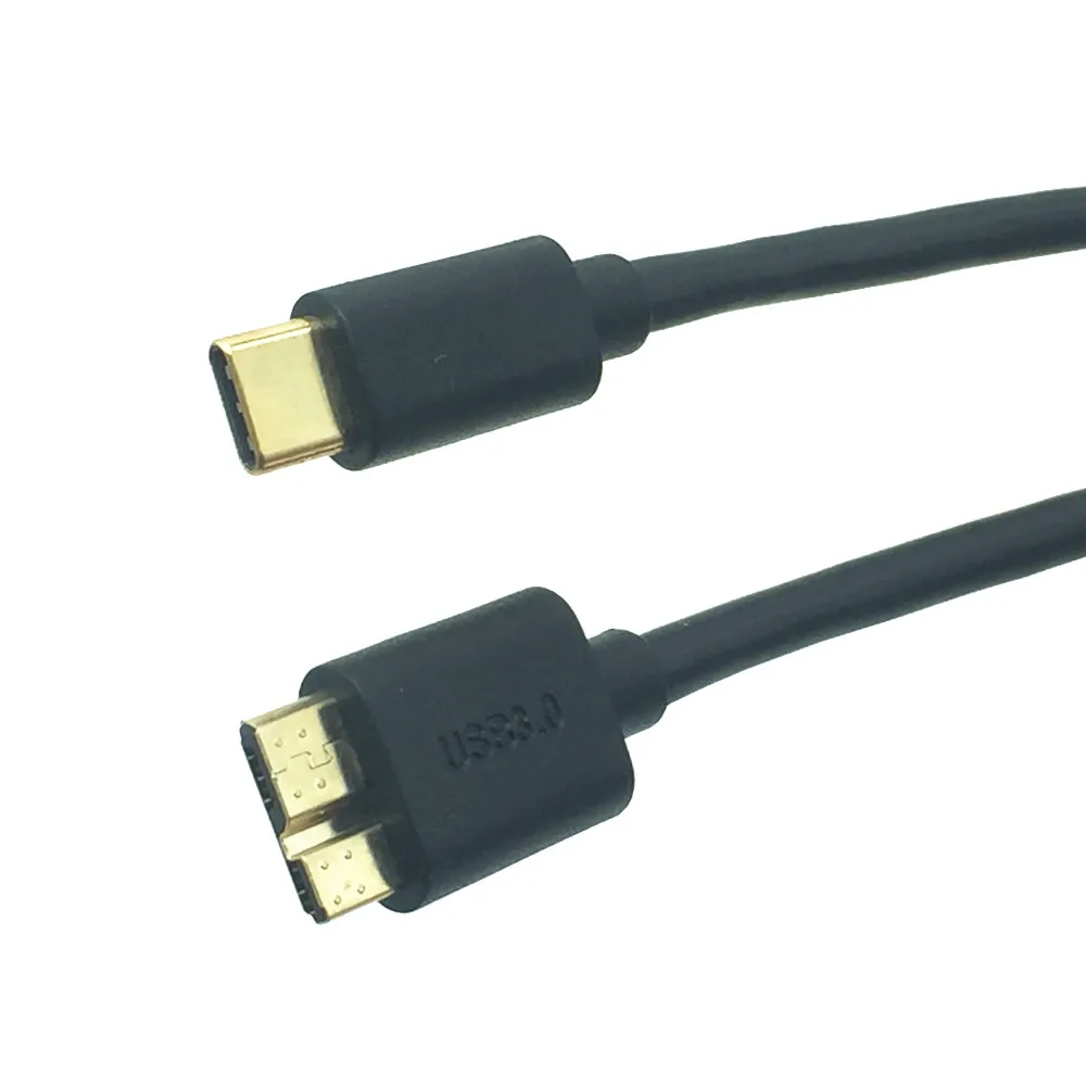 Cable Micro B USB C 3,0 para disco duro externo, Cable HDD de 5Gbps para Samsung S5, Note3, Toshiba, WD, Seagate, datos HDD, USB3.1