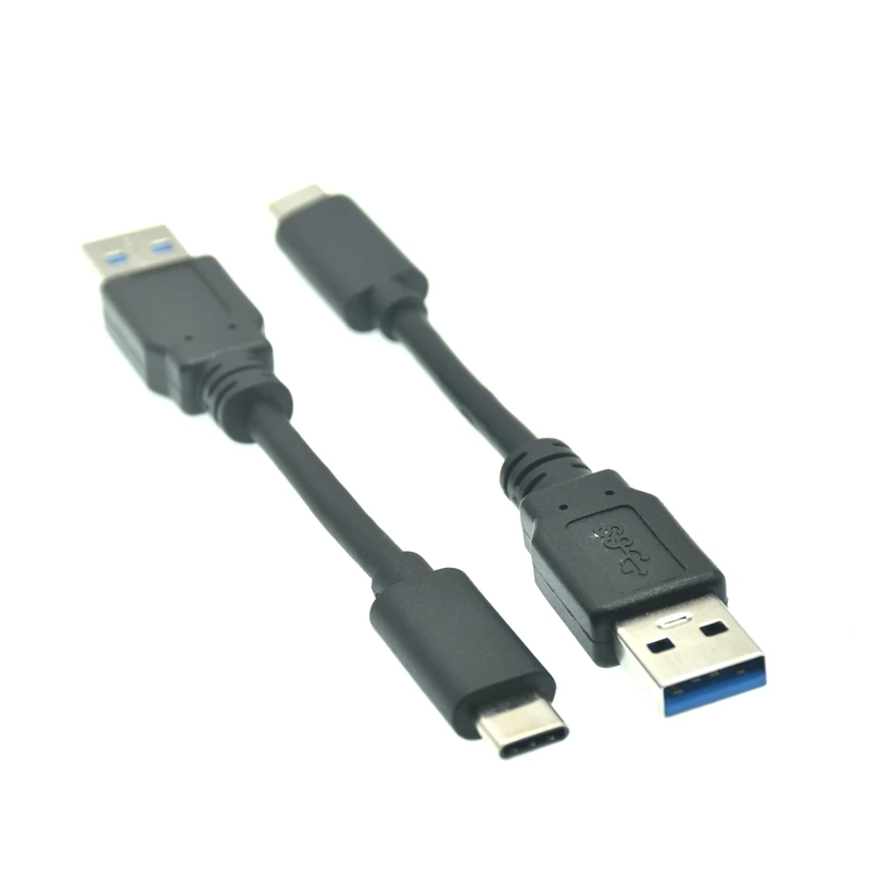 Cable USB tipo C para móvil, Cable de datos de carga rápida de 10cm, 3,0, 2.4A, para Samsung Galaxy S9 Note 8 9, Huawei P10 P40 Pro - imagen 3