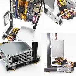 Caja PC Aluminio Open Frame ATX Refrigeración Lateral