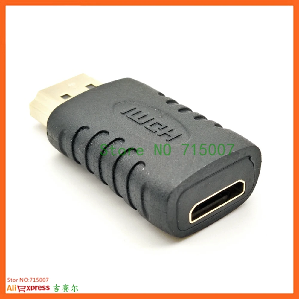 Adaptador de HDTV chapado en oro de alta calidad, convertidor macho a Mini HD hembra, adaptador Full HD para HDTV - imagen 2