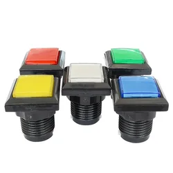 Pulsadores Arcade Iluminados con Microinterruptor para DIY Retro