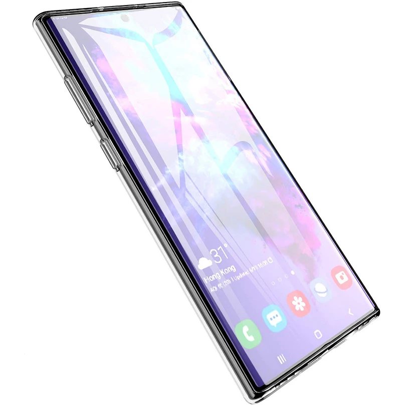 Funda de teléfono de silicona transparente Original para Samsung Galaxy Note 10 Plus 10 + funda suave de Tpu ultrafina para Samsung Note 10 Pro - imagen 2