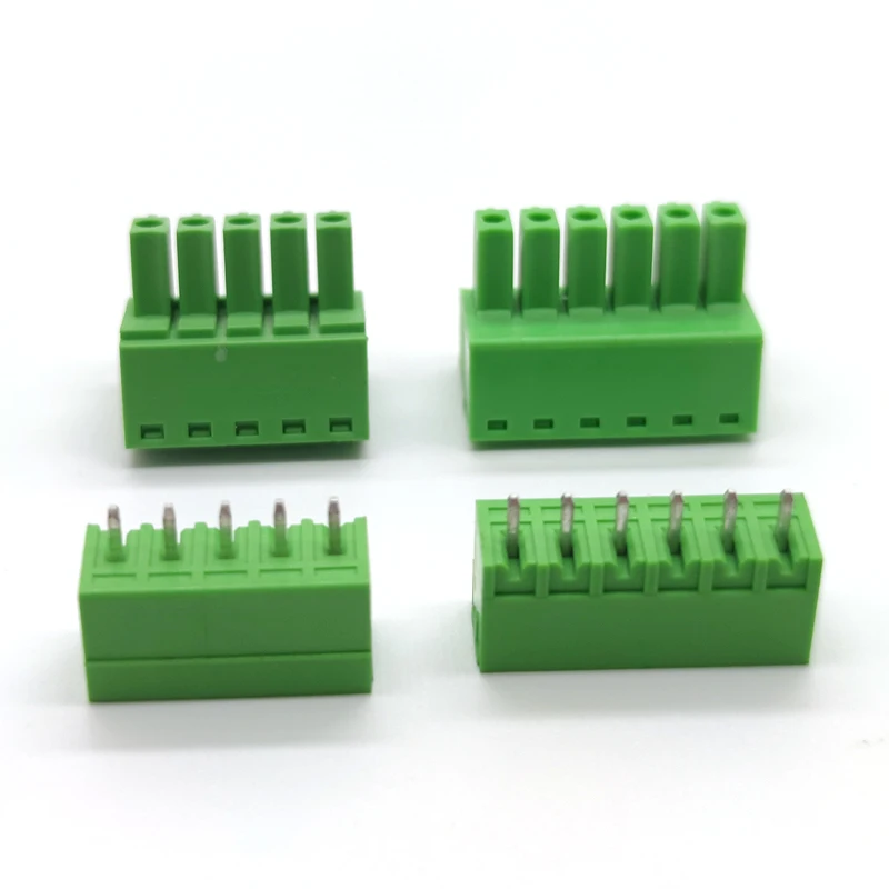Conector Terminal PCB KF15EDG-3.5mm Verde Atornillable - imagen 4