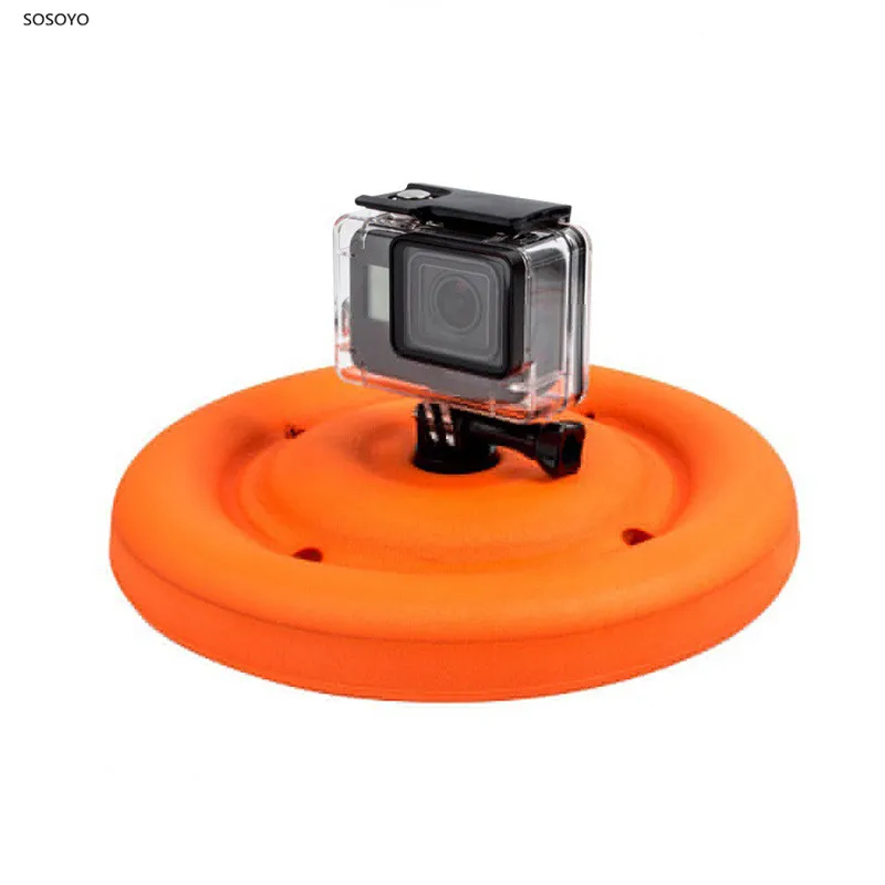 Adaptador de montaje flotante, Base de disco de flotabilidad para Gopro Hero 8 7 6 5 4 Xiaomi Yi 4K SJCAM Dji Osmo, accesorios para Cámara de Acción