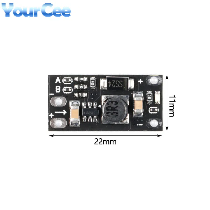 2 uds Mini DC-DC 3,7 V a 12V placa convertidora de refuerzo módulo PCB 5V/8V/9V/12V regulador de voltaje de salida módulo de placa PCB - imagen 5