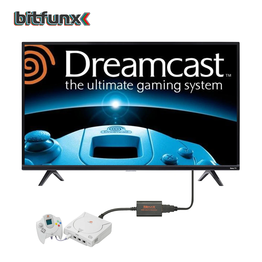 Adaptador HDMI Bitfunx para Sega Dreamcast – Audio y Video Digital - imagen 2