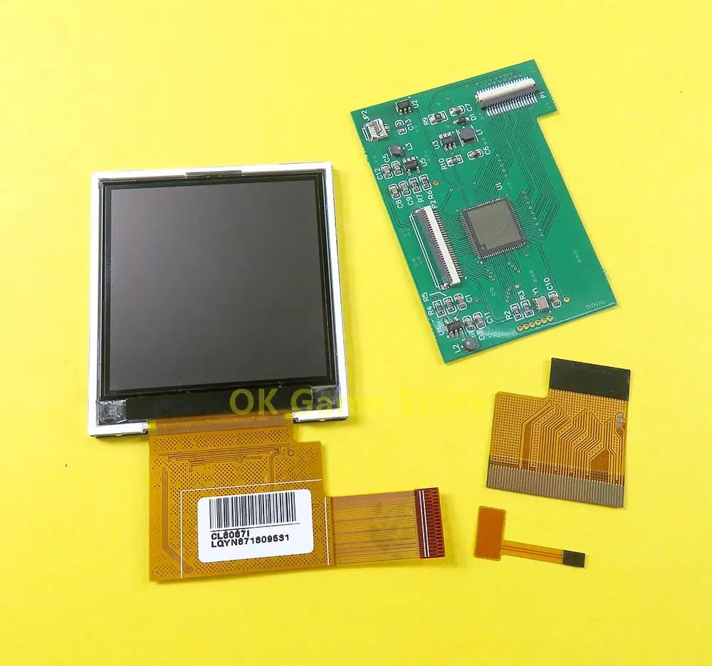 1 Juego de Kits de modificación de pantalla de alta luminosidad para pantalla LCD de retroiluminación GBC para consola GBC, accesorios de juego destacados - imagen 3