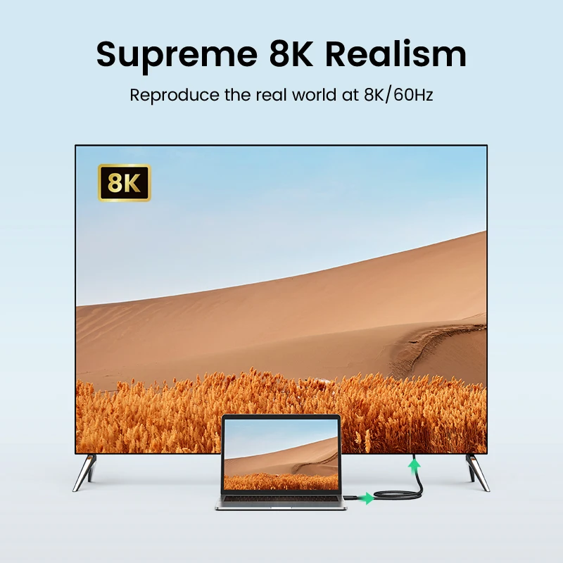 UGREEN HDMI 2,1 Cable 48Gbps de Ultra alta velocidad 8K Cable HDMI 4K/120Hz dinámica HDR Dolby Atmos para PS5 Xbox Series X Cable HDMI - imagen 2