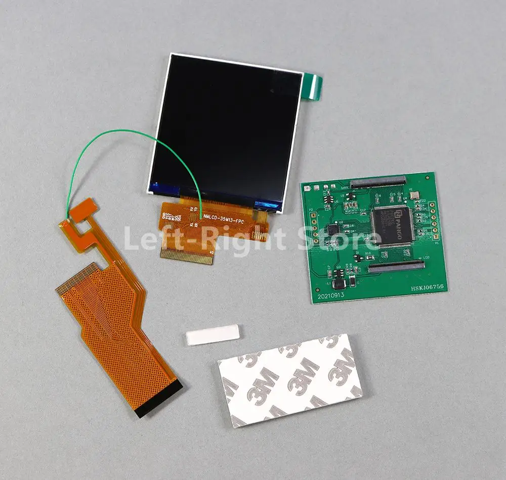 1 Juego de repuesto de resaltado LCD para Nintendo NGPC, Kit de pantalla LCD, brillo ajustable, accesorios de 5 segmentos - imagen 4