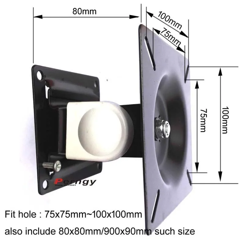 Soporte de pared para televisor LCD, pantalla LED plana de 10 "-26" y 20kg de movimiento completo, máximo VESA 100x100mm, soporte de Monitor de carga, LCD-5 - imagen 5