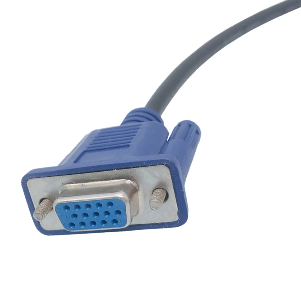 Cable de Video corto HD15Pin VGA d-sub macho a macho m/M macho a hembra y hembra a hembra, Cable RGB para Monitor, 25cm, 0,25 M - imagen 4